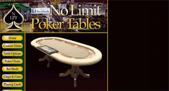 Desktop Screenshot of custommadepokertables.net